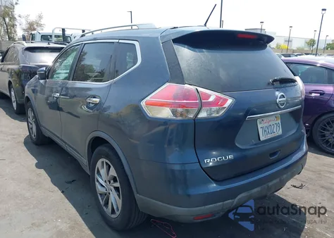 2015 Nissan Rogue Sl z USA, uszkodzony, nr VIN 5N1AT2MT0FC766924